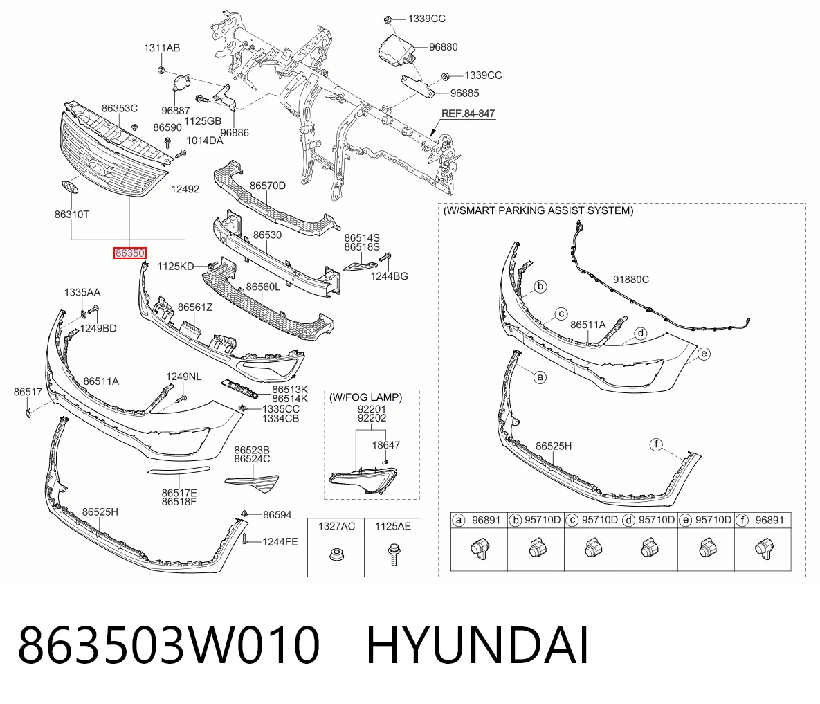 Решітка радіатора KH3292990 Starline