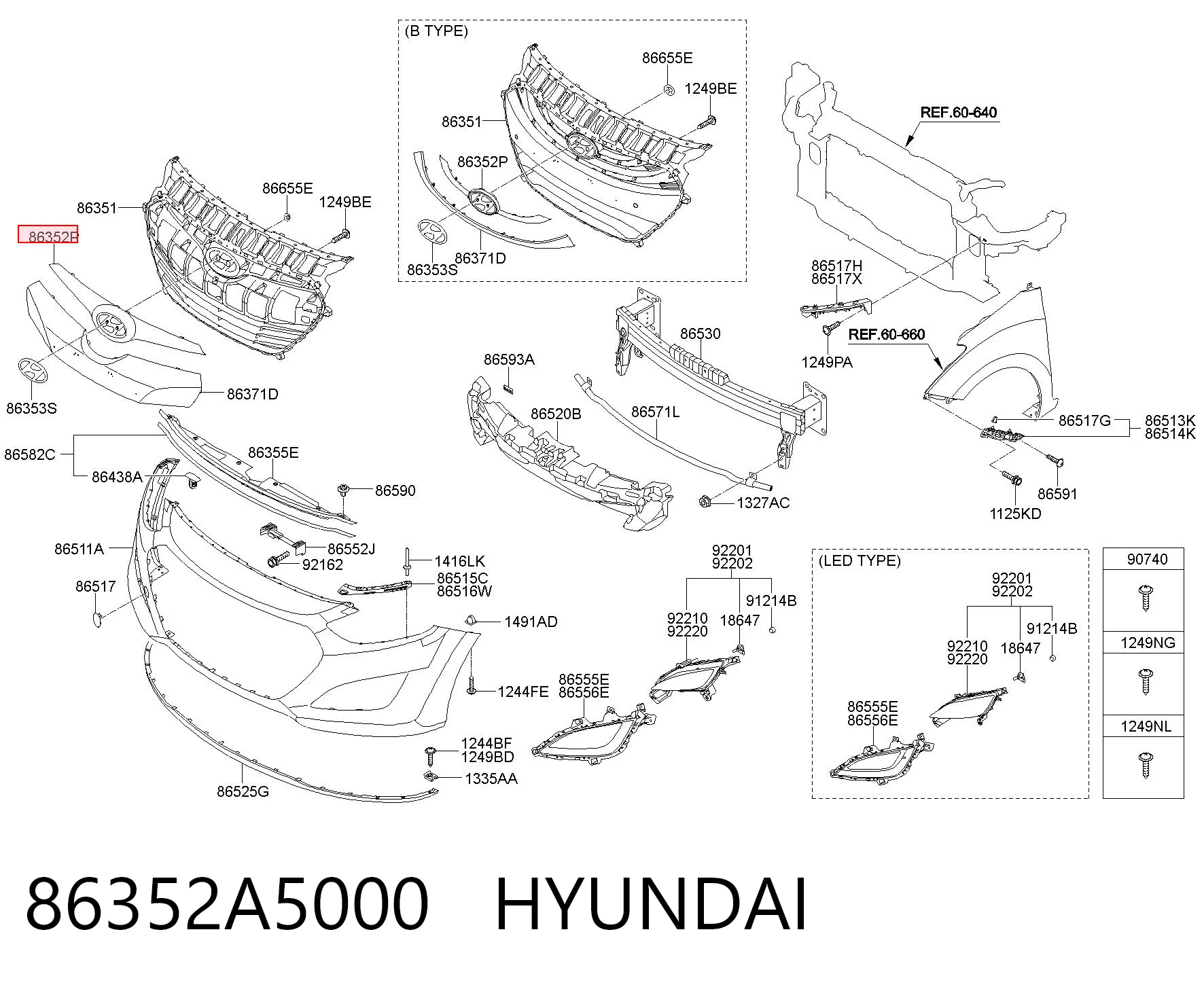 86352A5000 Hyundai/Kia