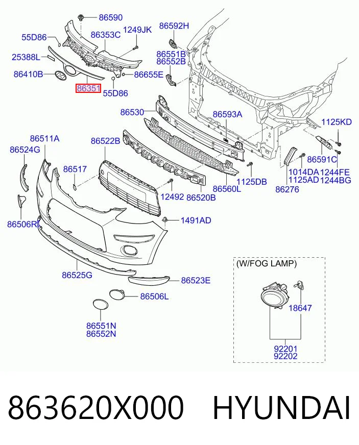 863620X000 Hyundai/Kia