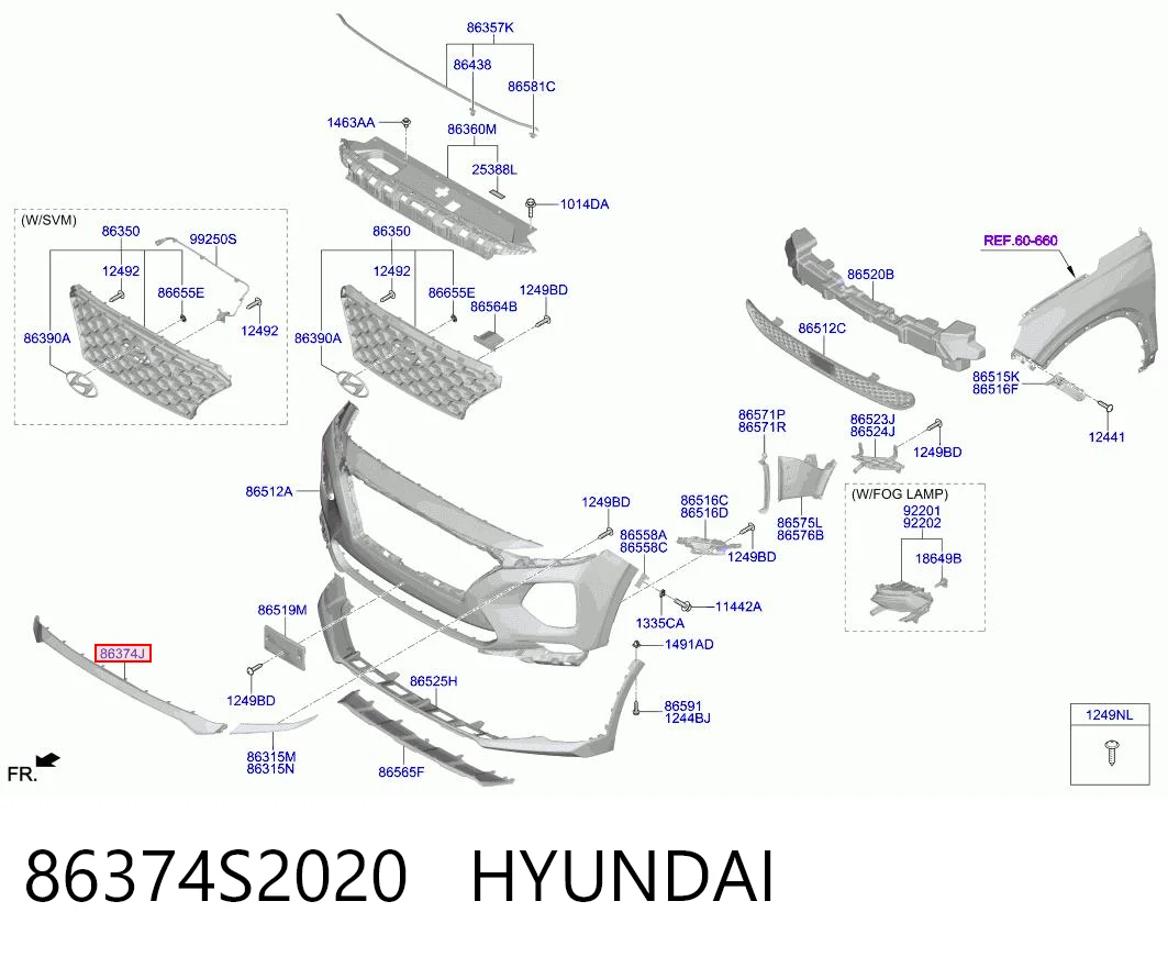 86374S2020 Hyundai/Kia 