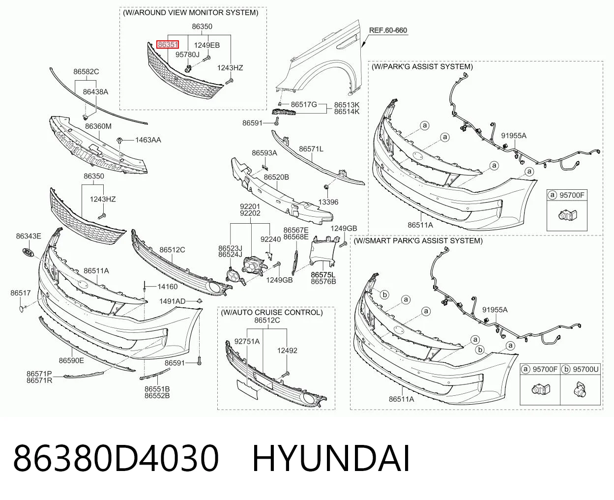 86380D4030 Hyundai/Kia