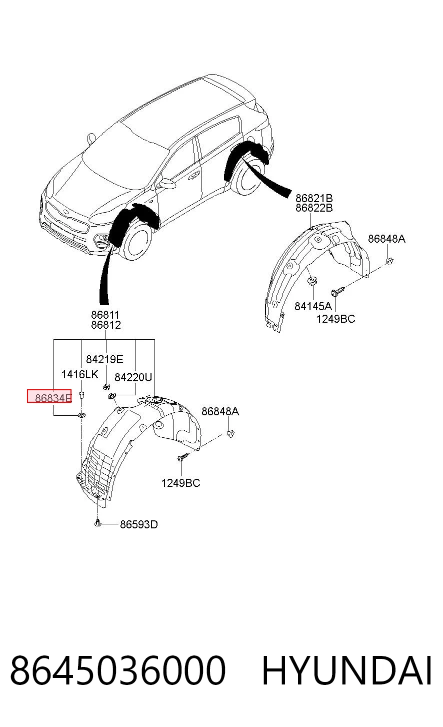 8645036000 Hyundai/Kia 