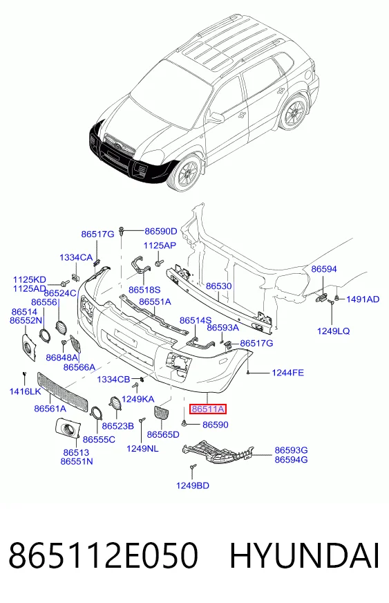 Бампер на авто Polcar 4047072 ціна, від 70.28 USD