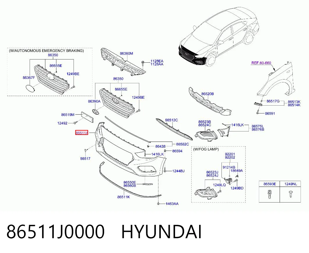 86511J0000 Hyundai/Kia