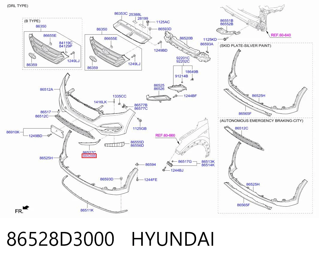 86528D3000 Hyundai/Kia 
