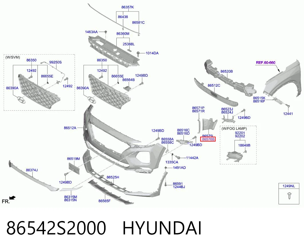 86542S2000 Hyundai/Kia 