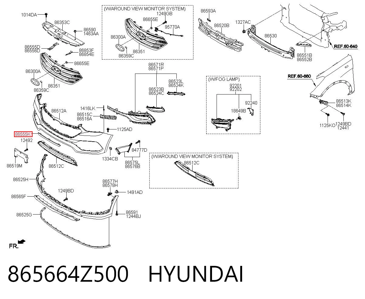 865664Z500 Hyundai/Kia 