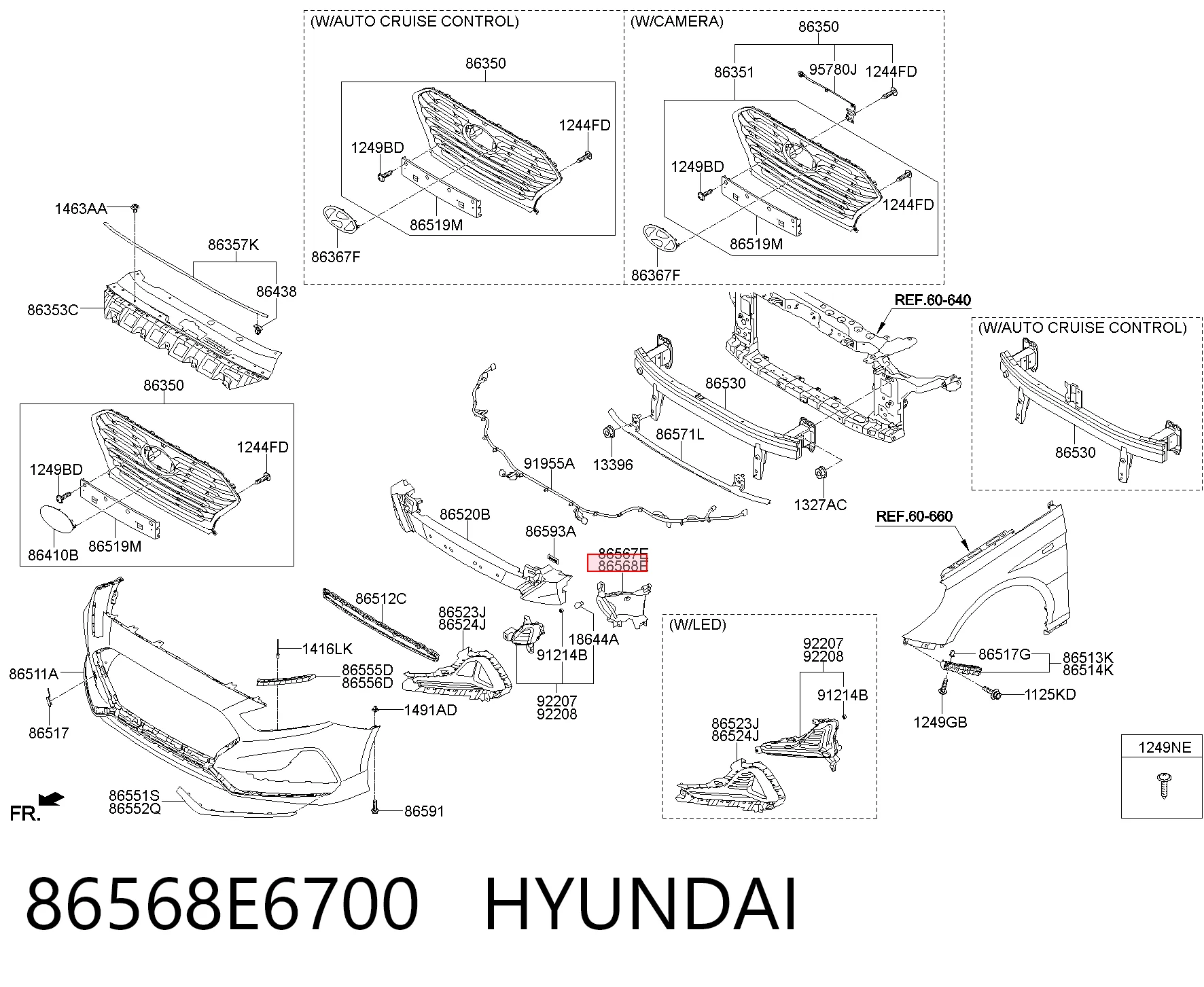 86568E6700 Hyundai/Kia