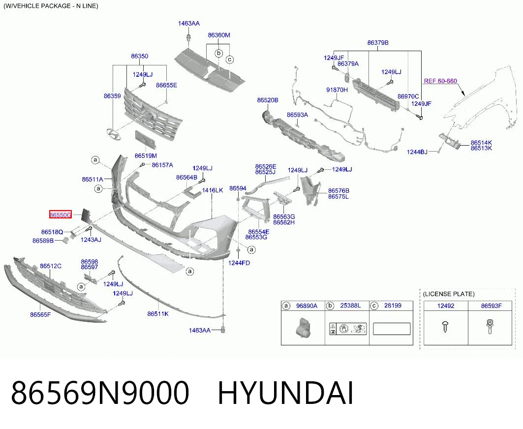 86569N9000 Hyundai/Kia 
