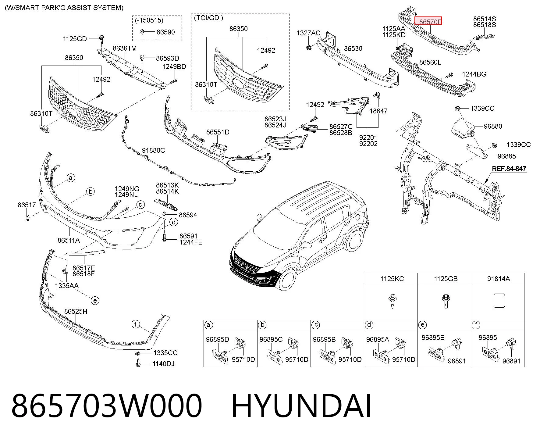 865703W000 Hyundai/Kia