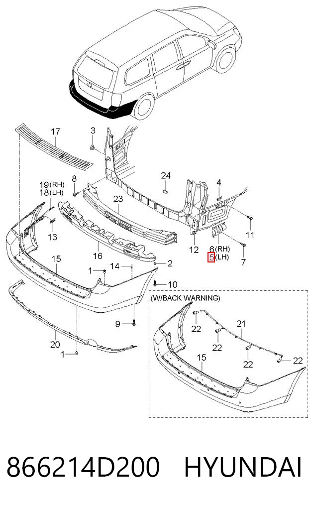 866214D200 Hyundai/Kia