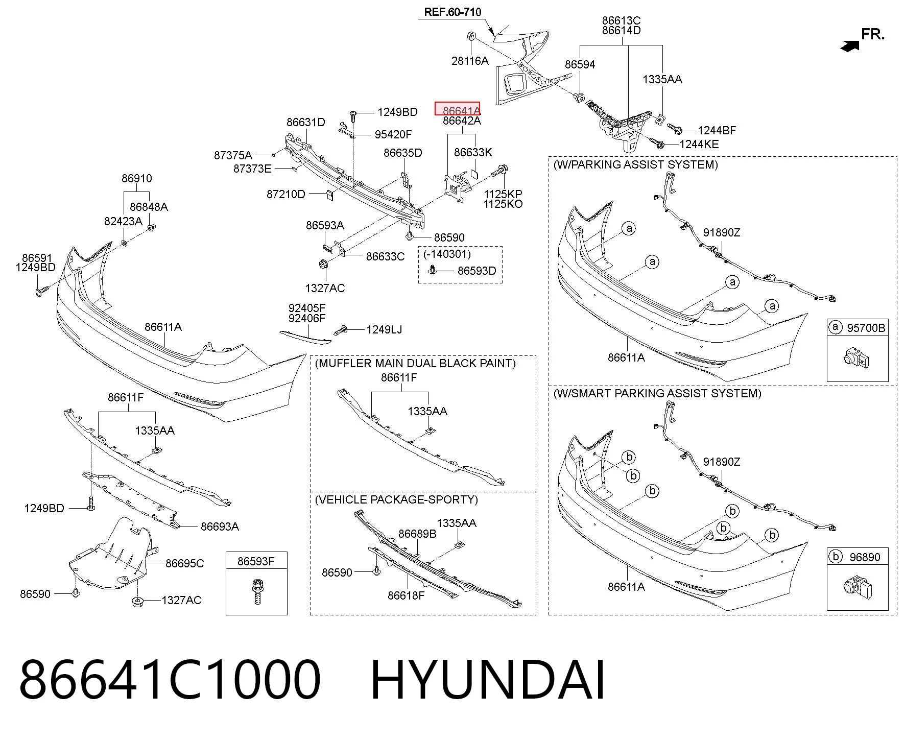 86641C1000 Hyundai/Kia