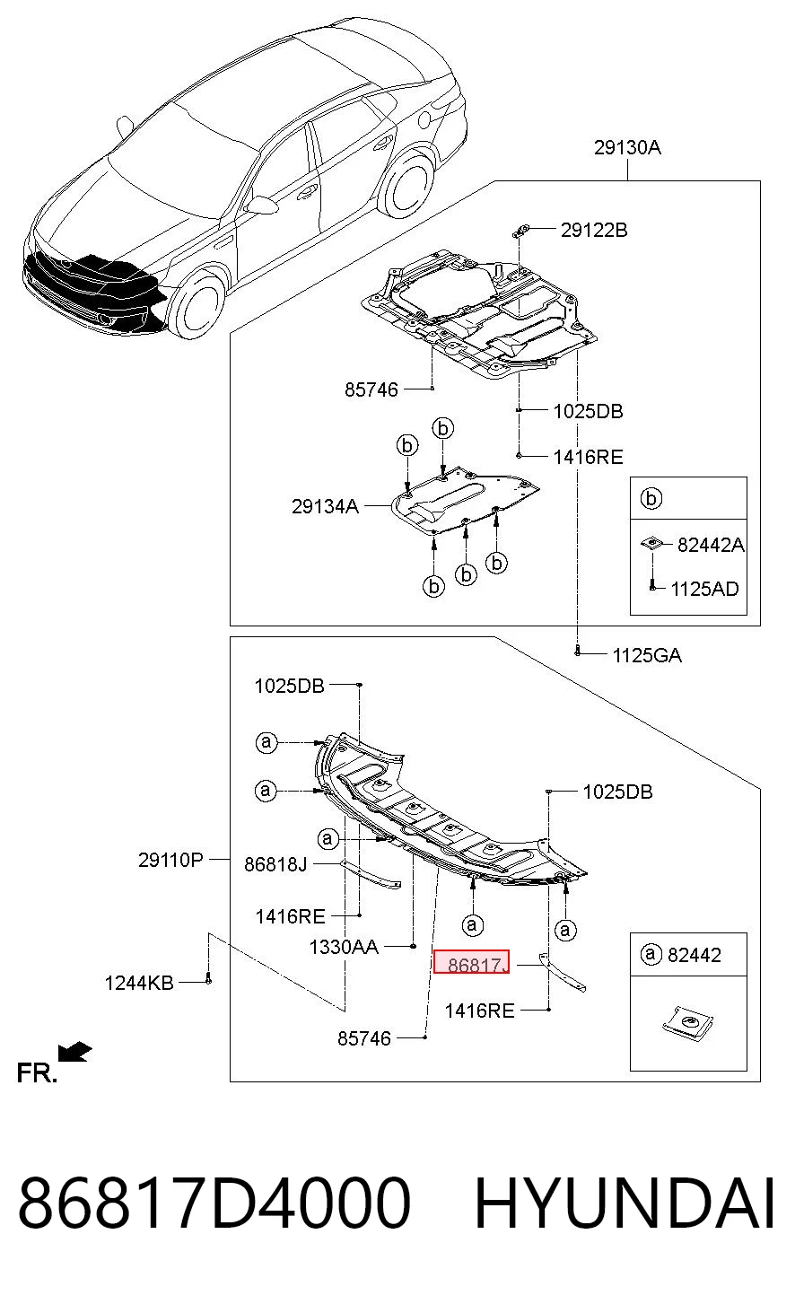 86817D4000 Hyundai/Kia