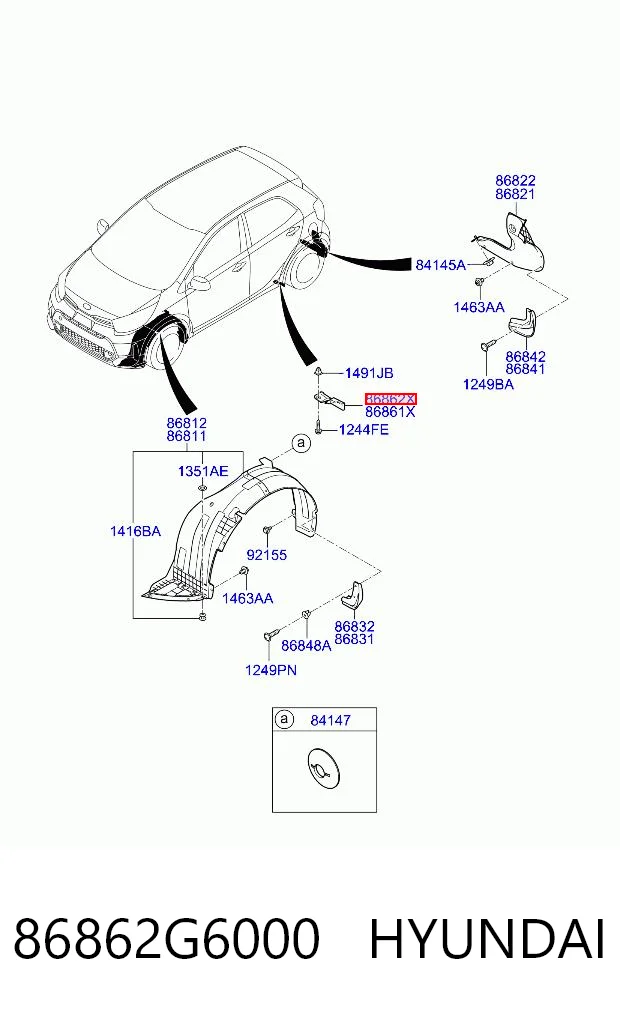 86862G6000 Hyundai/Kia