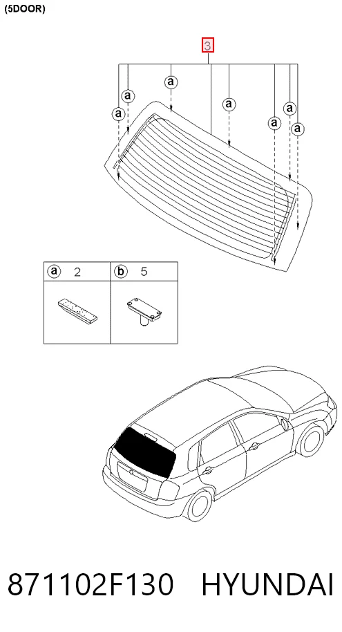 Скло автомобільне заднє Hanglass ST501455 ціна, від 53.87 USD