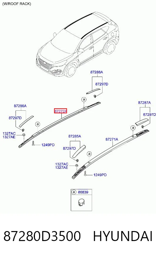 87280D3500 Hyundai/Kia