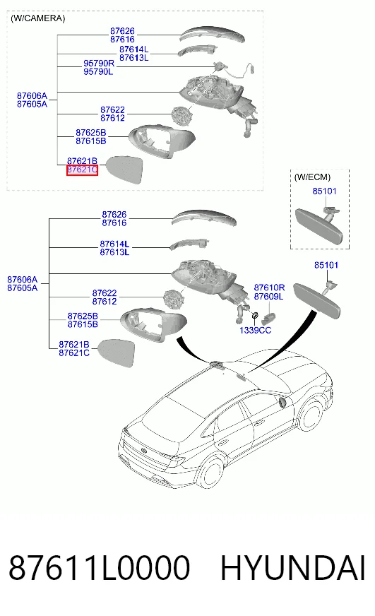 87611L0000 Hyundai/Kia