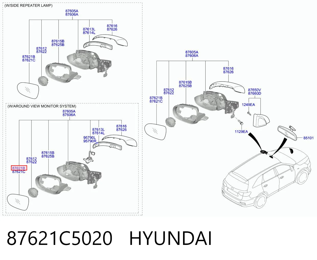 87621C5020 Hyundai/Kia
