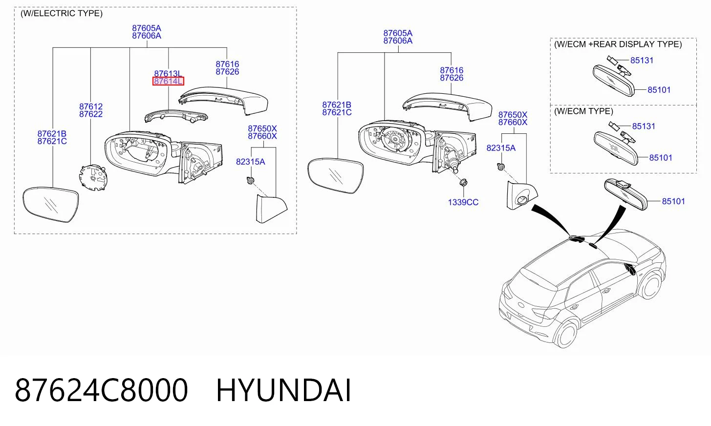 87624C8000 Hyundai/Kia 