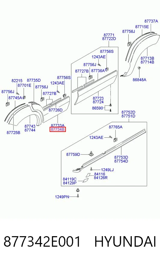 877342E001 Hyundai/Kia