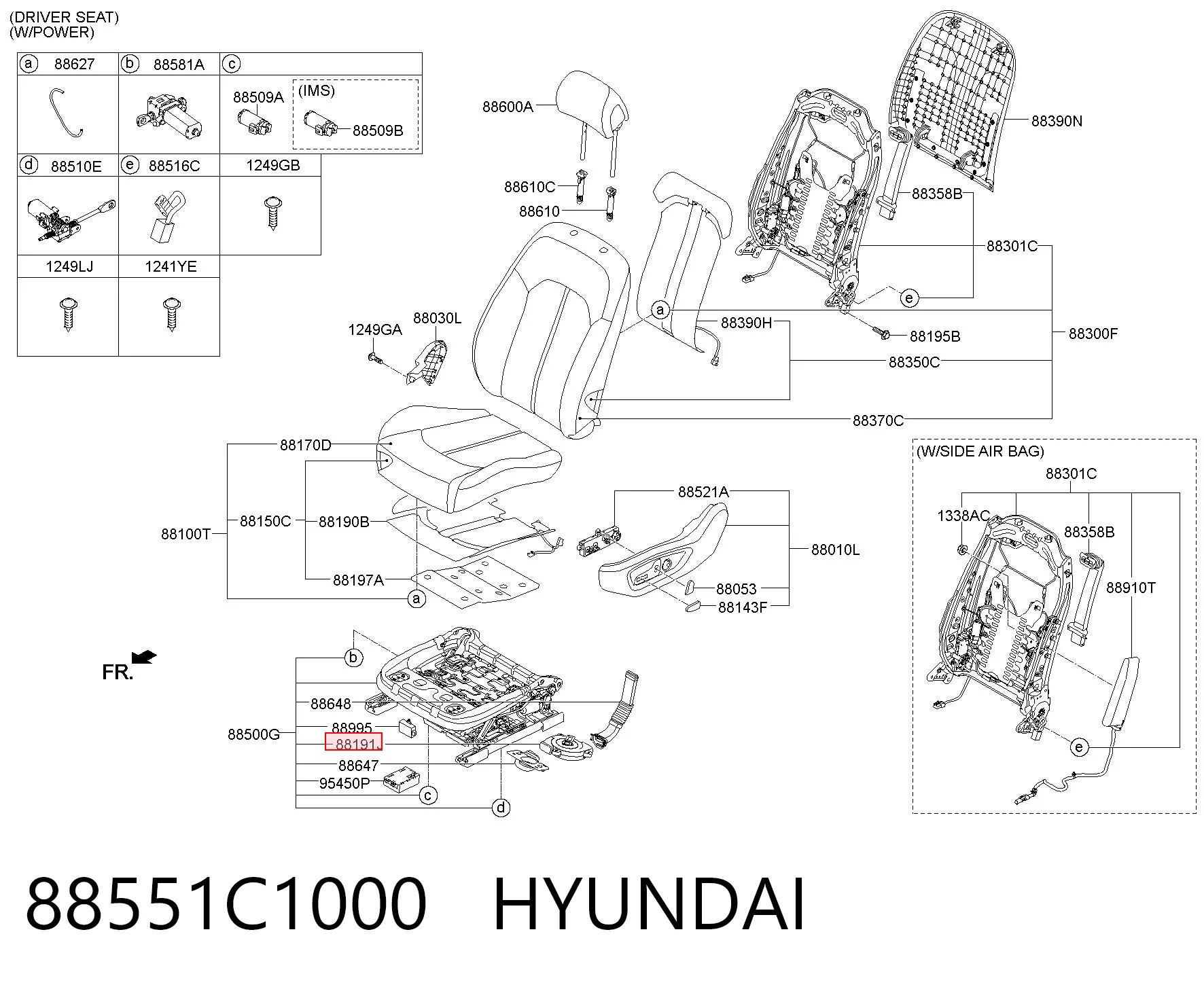 88551C1000 Hyundai/Kia