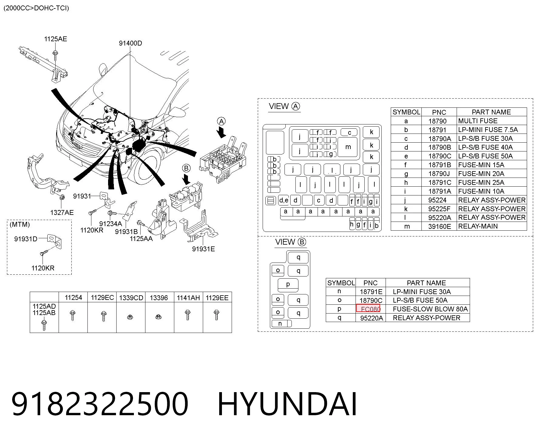 9182322500 Hyundai/Kia