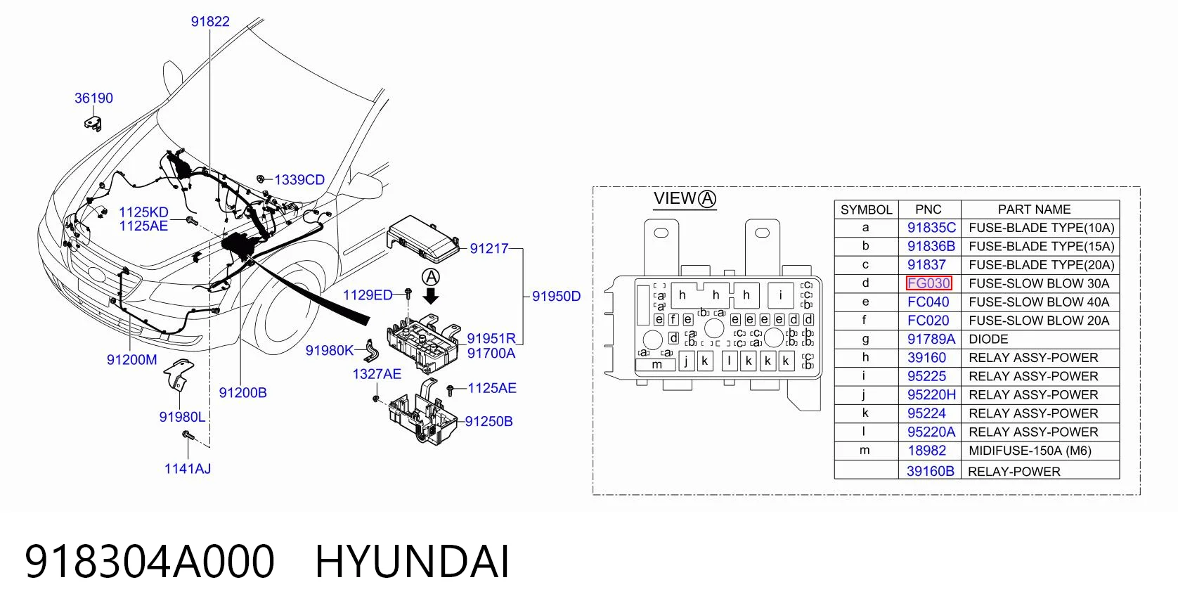 918304A000 Hyundai/Kia 