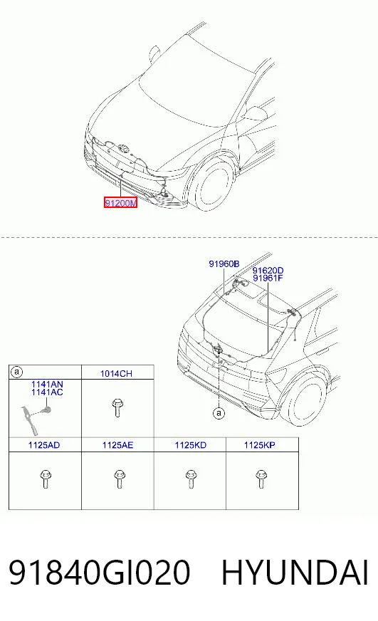 91840GI020 Hyundai/Kia 
