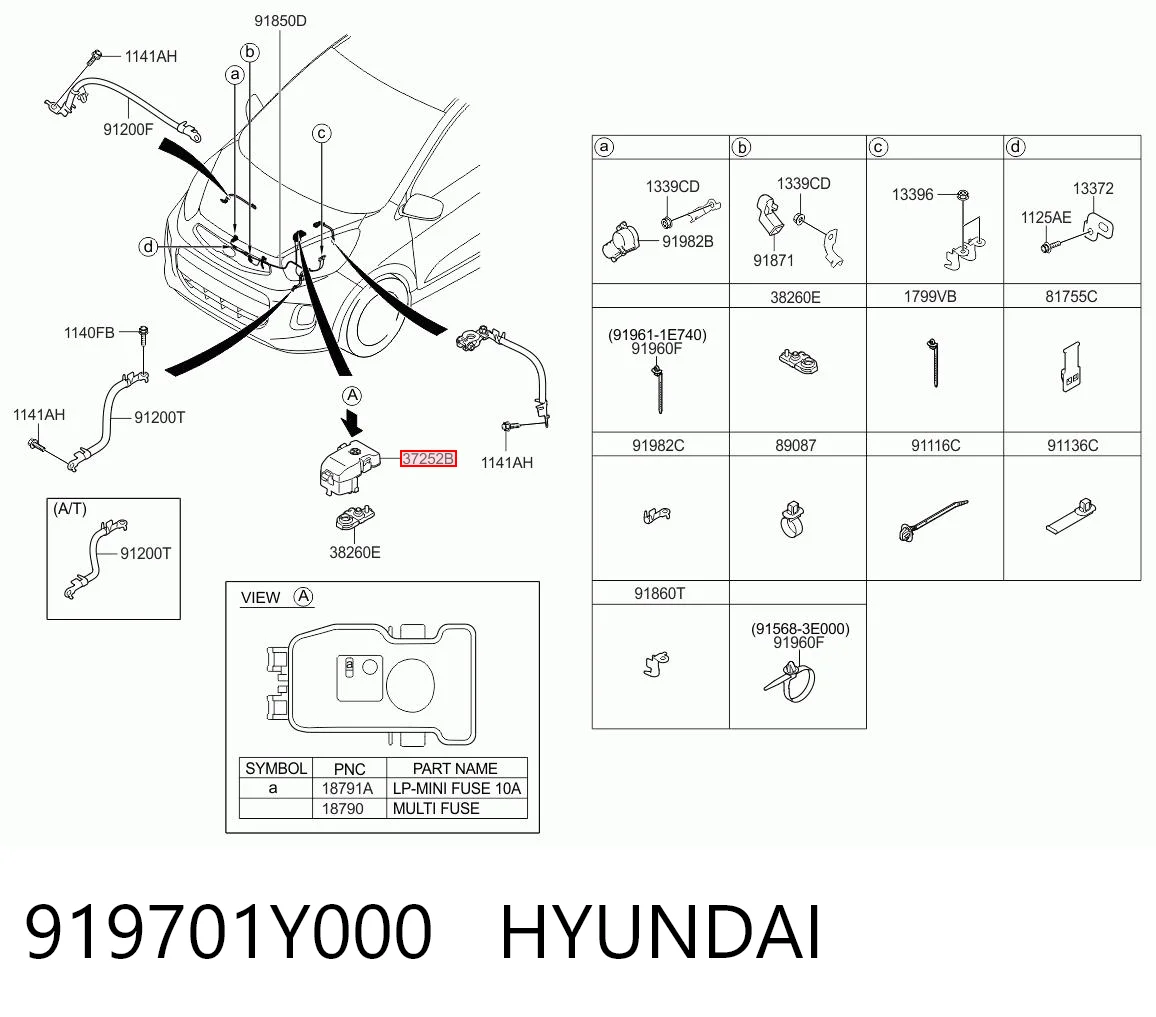 919701Y000 Hyundai/Kia