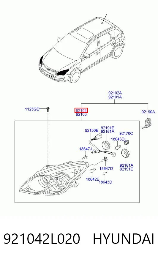 Фара правая Polcar 4015104E ціна, від 129.32 USD