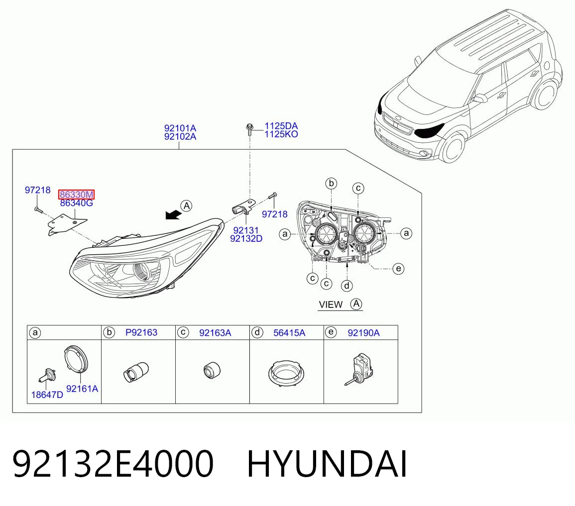 92132E4000 Hyundai/Kia