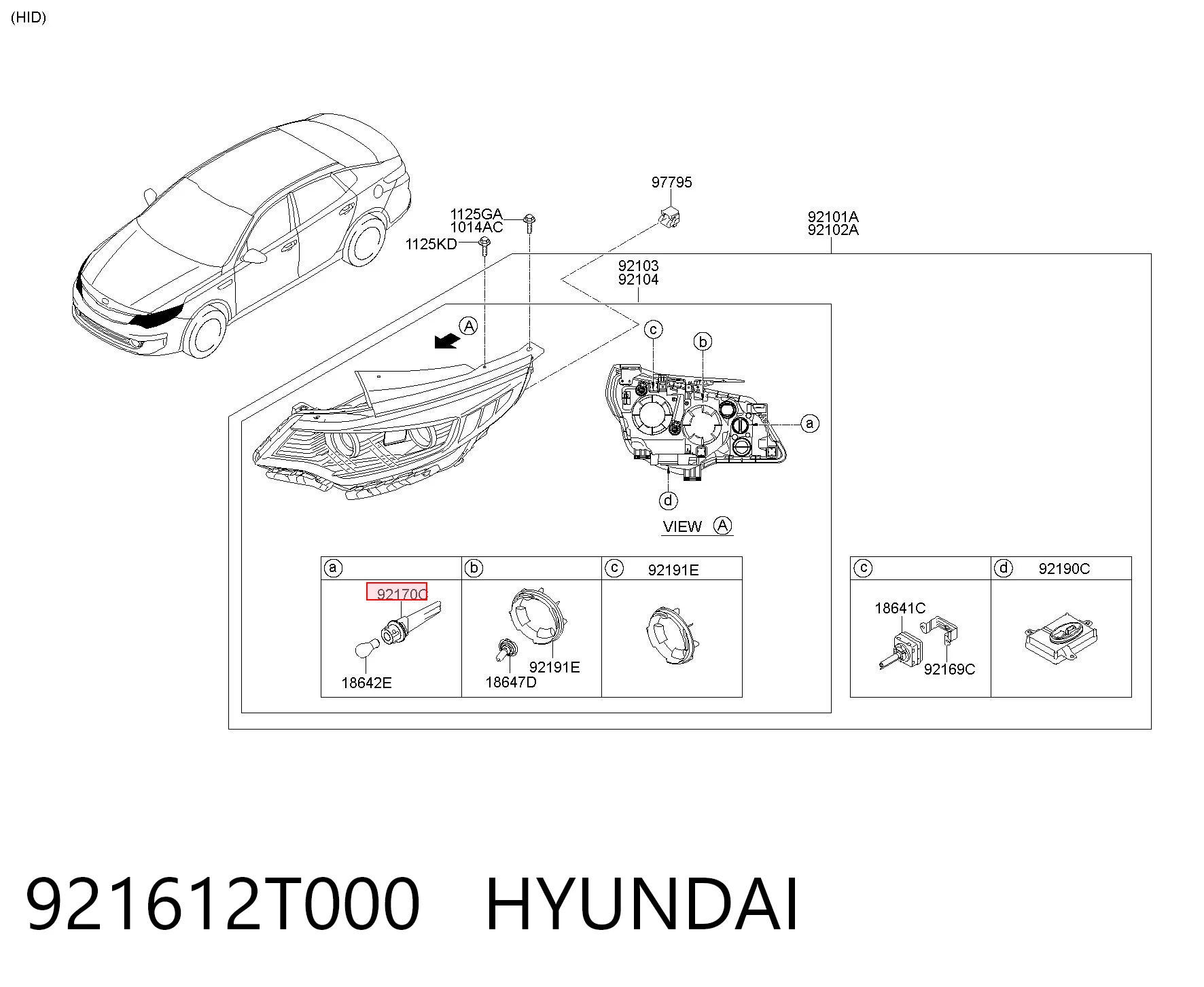 921612T000 Hyundai/Kia 