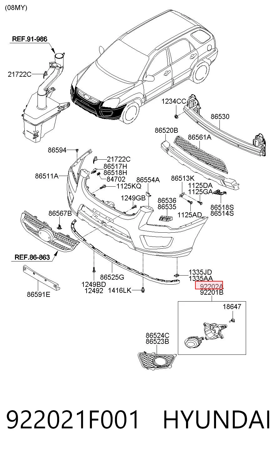 Туманка права Polcar 410330X ціна, від 32.44 USD