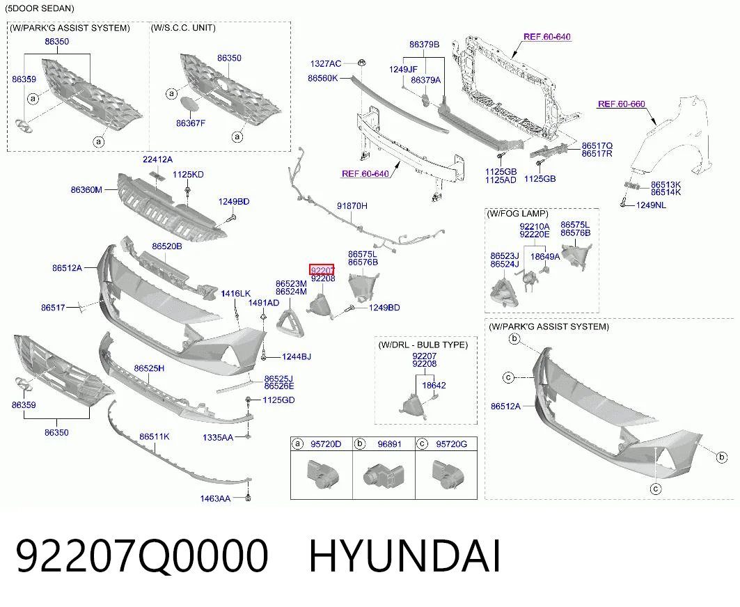 92207Q0000 Hyundai/Kia