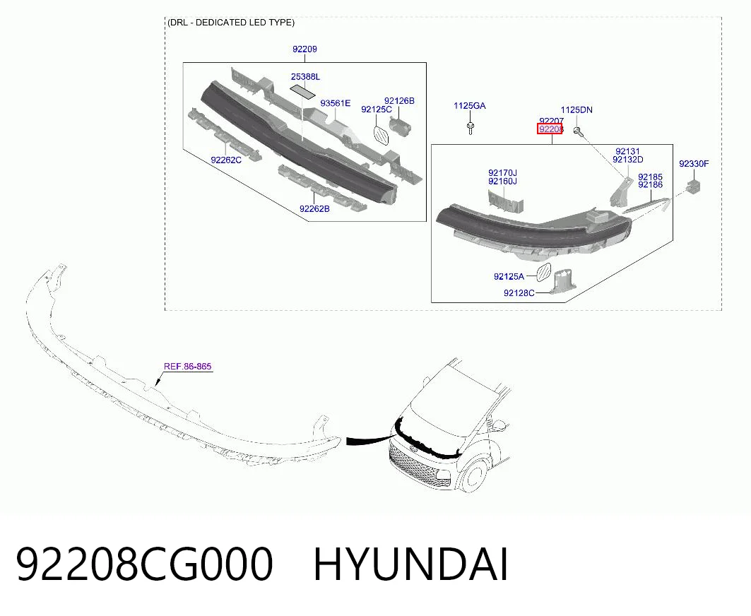 92208CG000 Hyundai/Kia 