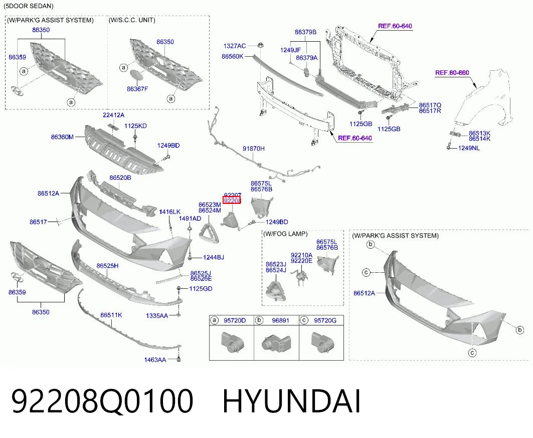 92208Q0100 Hyundai/Kia