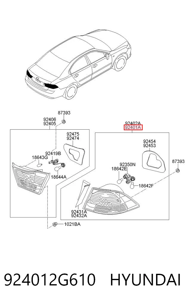 924012G610 Hyundai/Kia