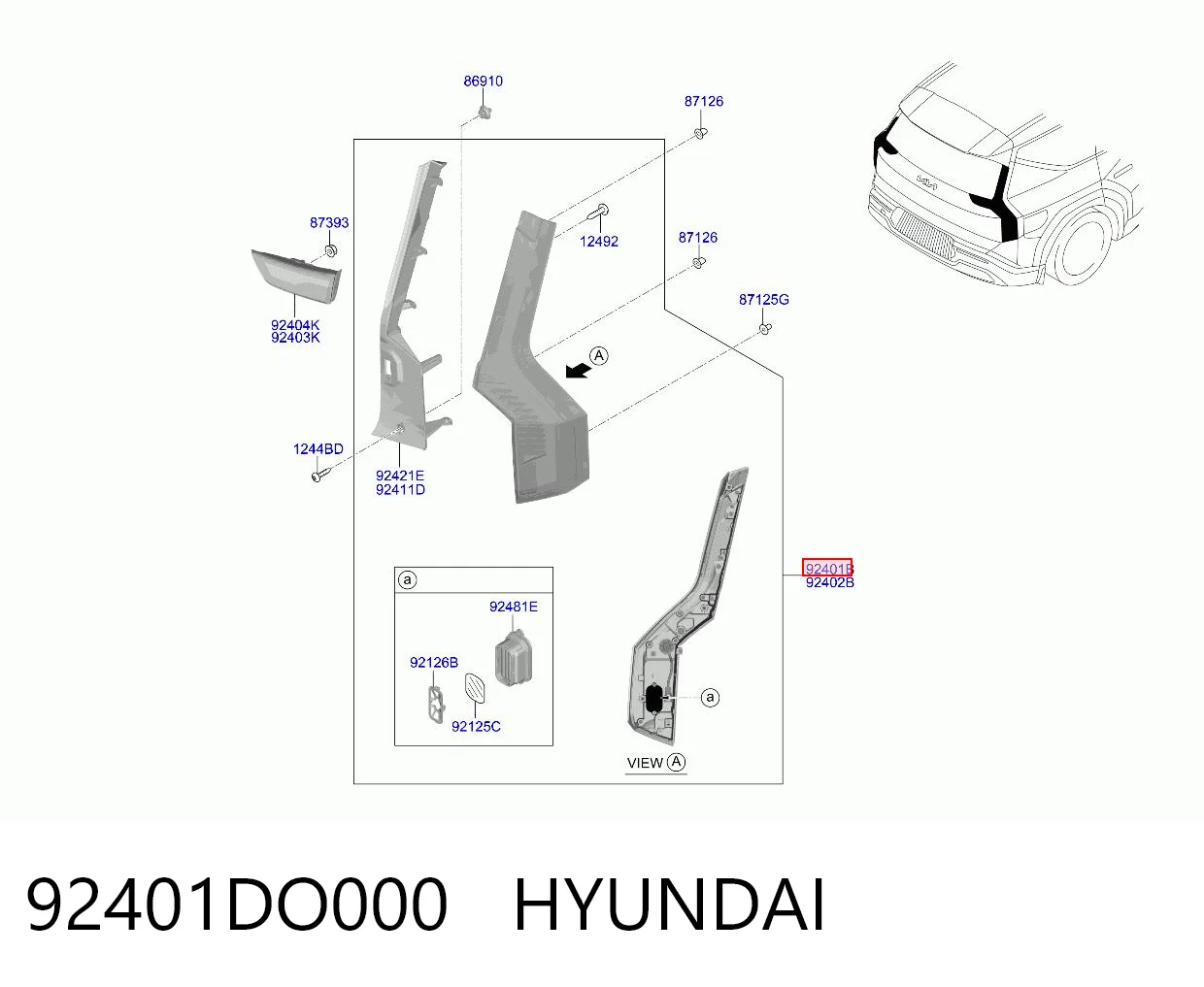 92401DO000 Hyundai/Kia