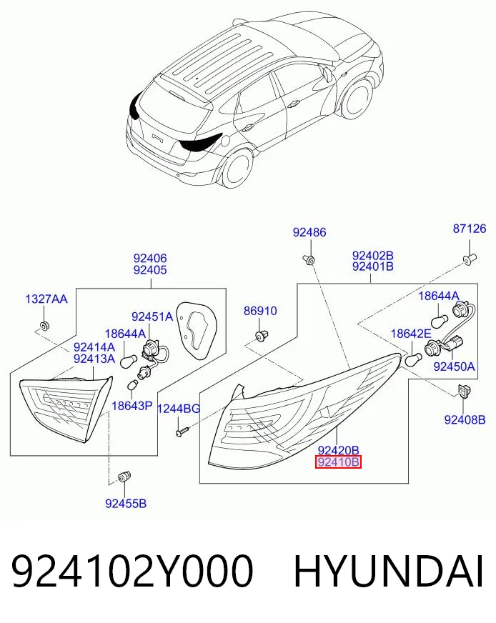Купити 404887E Polcar Ліхтар задній