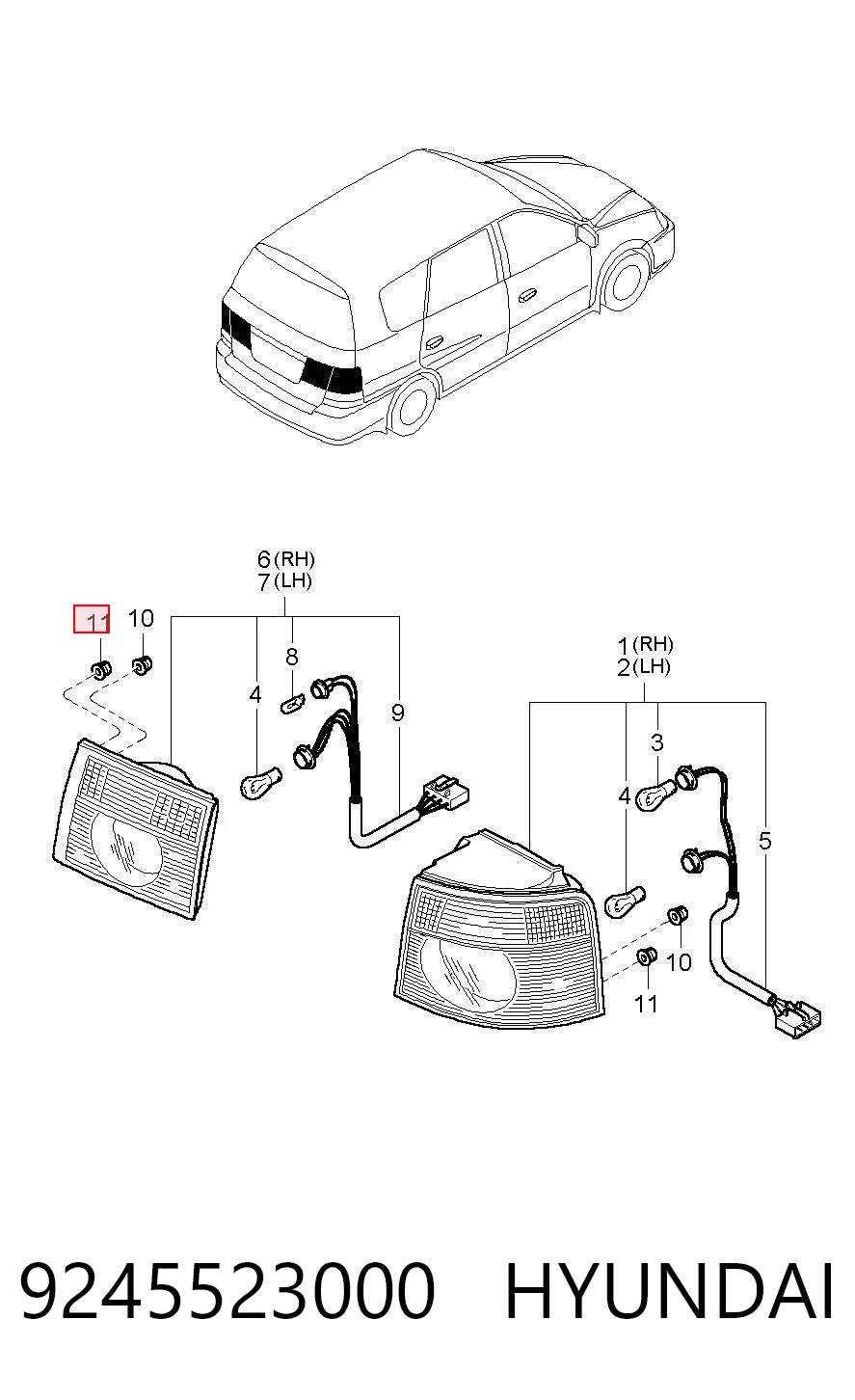 9245523000 Hyundai/Kia 
