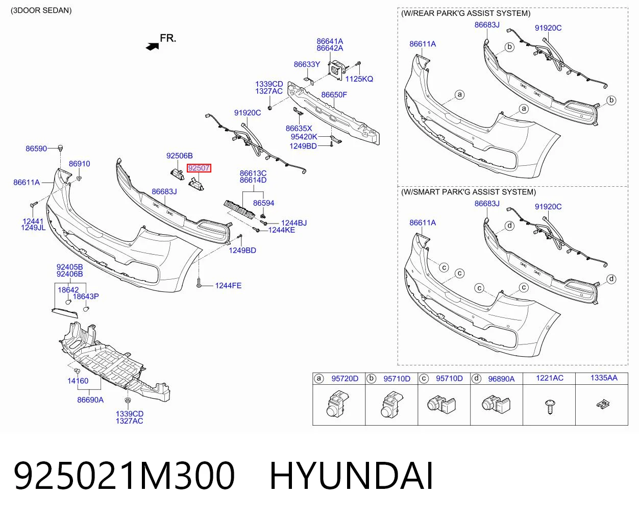 925021M300 Hyundai/Kia Ліхтар освітлення номерного знака
