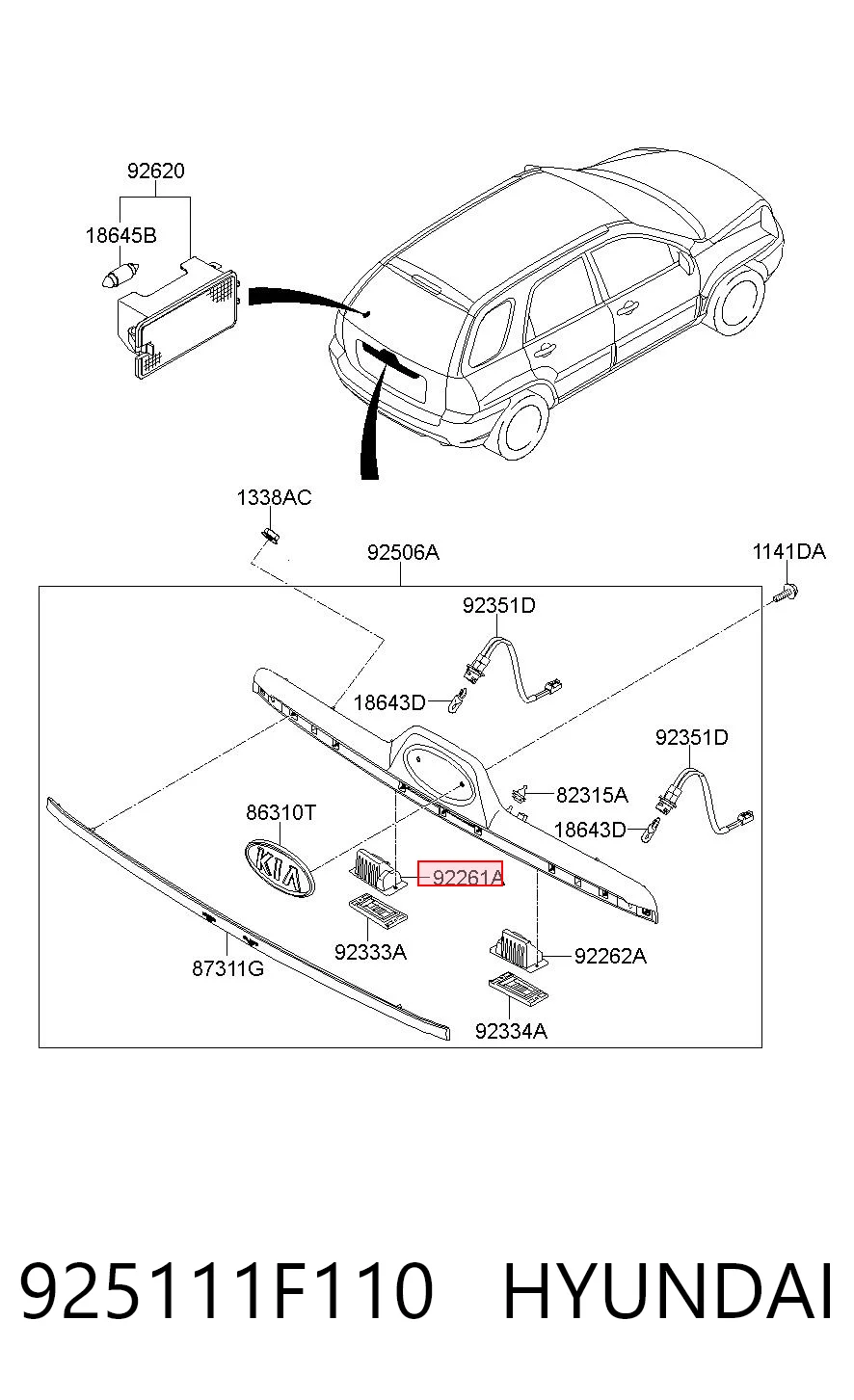 925111F110 Hyundai/Kia