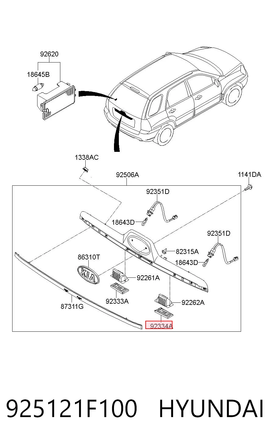 925121F100 Hyundai/Kia