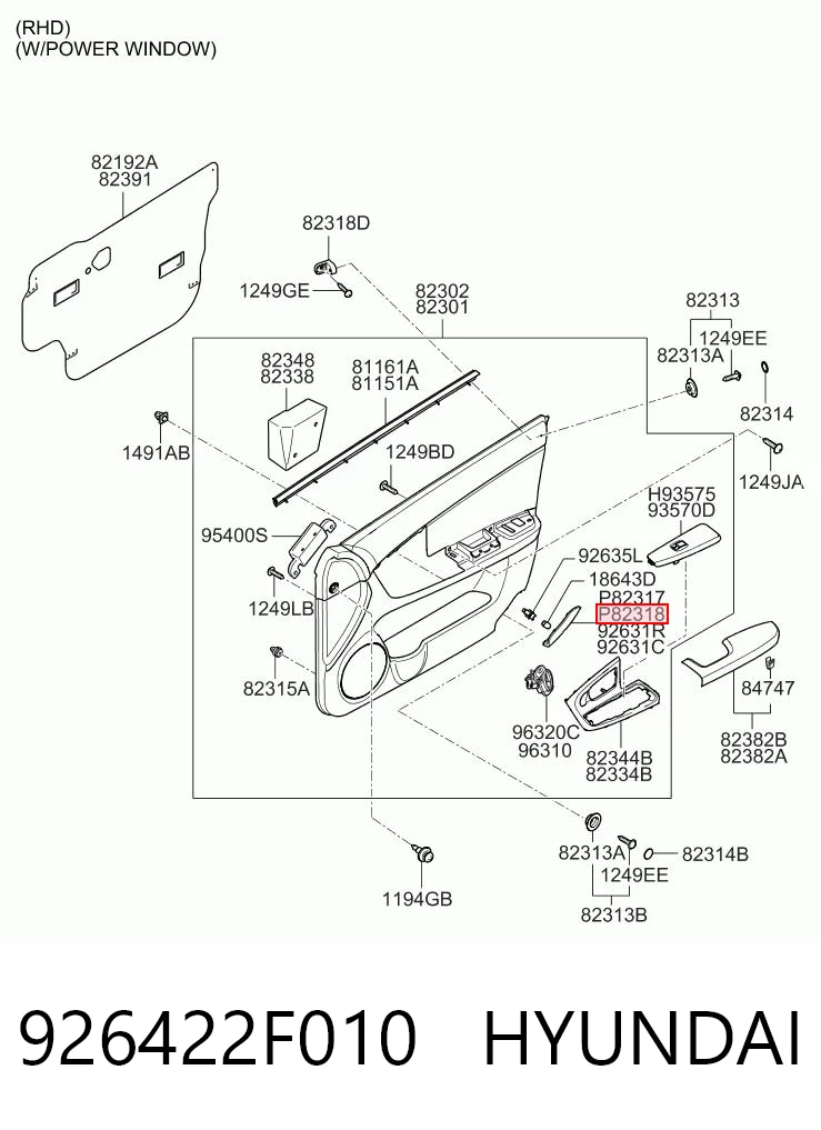 926422F010 Hyundai/Kia