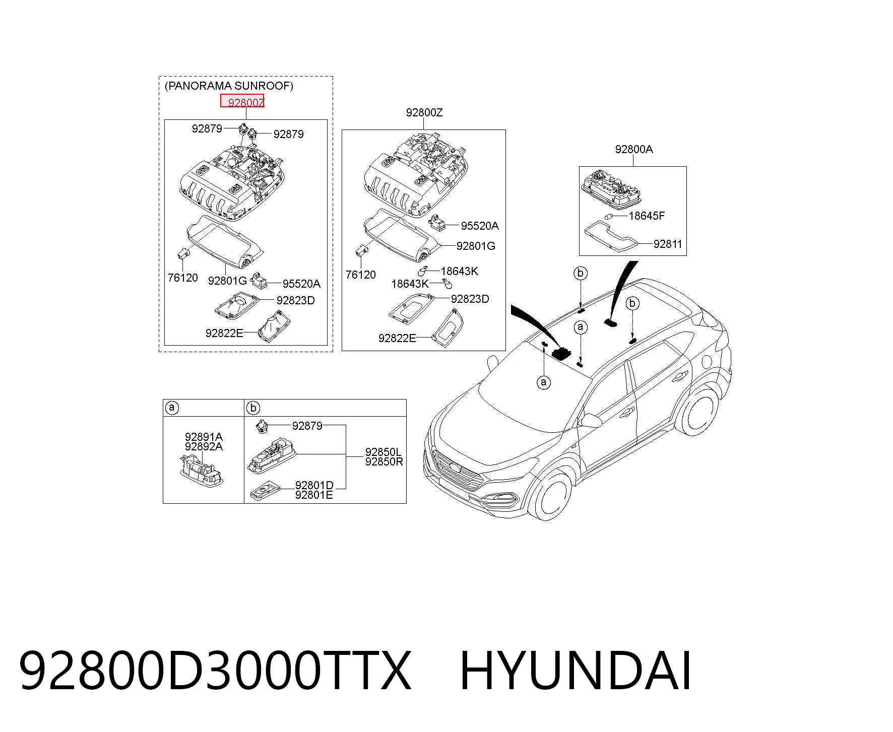 92800D3000TTX Hyundai/Kia Лампочка освітлення салону
