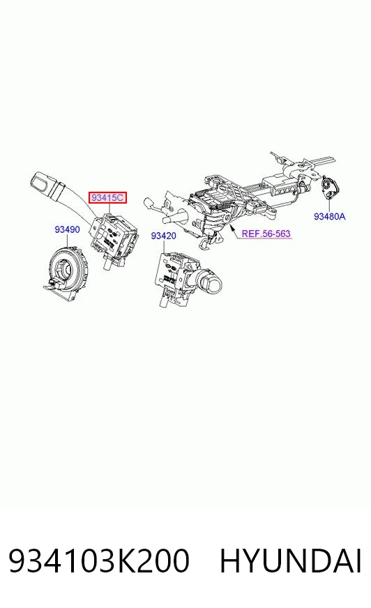 934103K200 Hyundai/Kia 