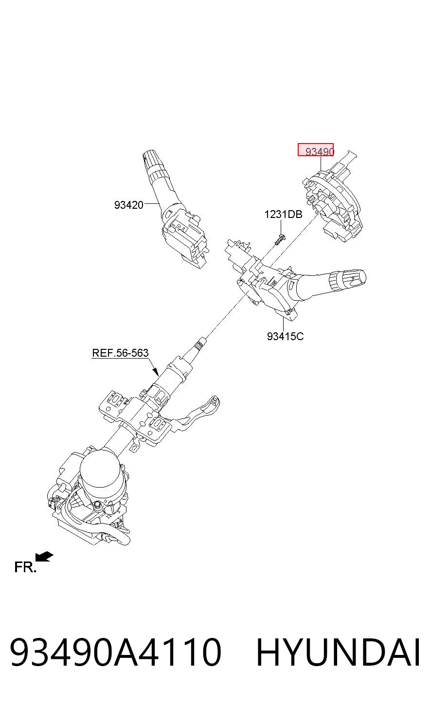 Шлейф Airbag на KIA Carens III 