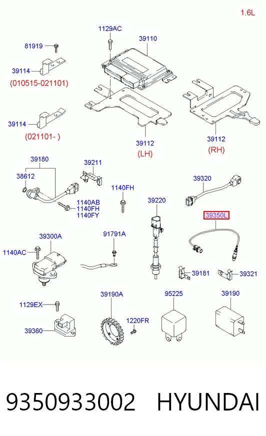Датчик кисню на Hyundai Tucson II TM