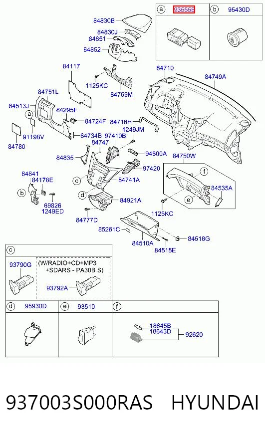 937003S000RAS Hyundai/Kia 