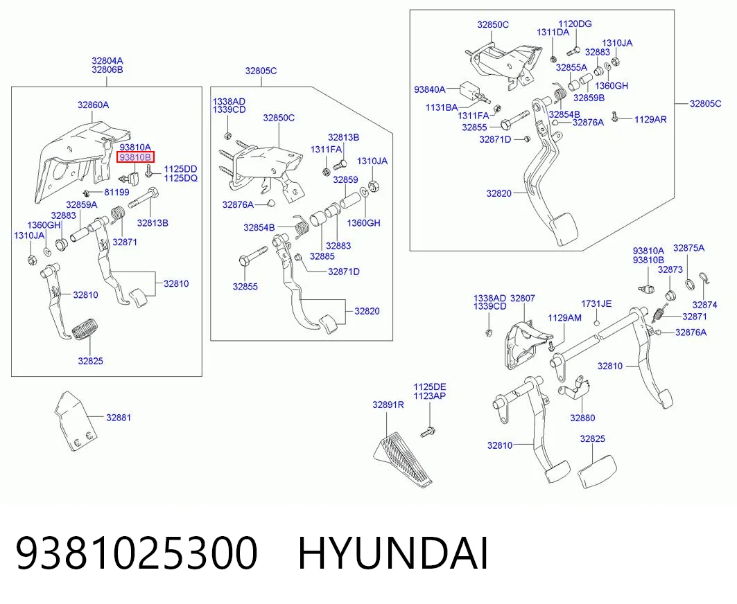 9381025300 Hyundai/Kia Лягушка стоп-сигналу